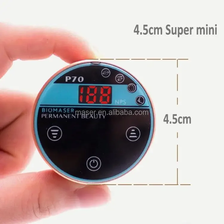 Biomaser P70 Smart Semi Permanent Make-up Mikropigmentierungsmaschine Tattoo Gun Maschine mit 12V starkem Motor
