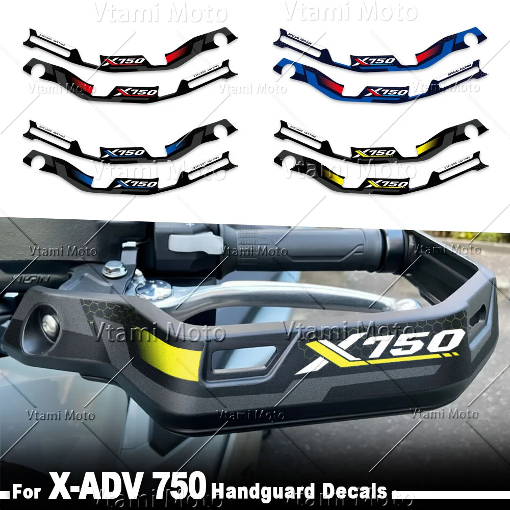 Motorcycle Handguard Sticker Hand Guard Protection Decals For  X-ADV 750 XADV 2021-2026 2025 2024 2023