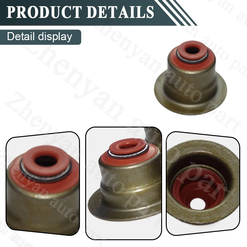Zhenyan 68147262AA 68147262AB Valve Stem Seal Cars for Jeep Grand Cherokee 3.0CRD 2014~2017 for Chrysler 300 2005~ for Ram 1500