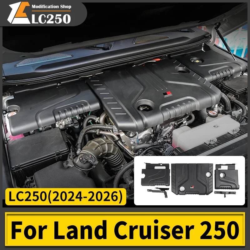 

For Toyota 2026 2025 2024 Land Cruiser Prado 250 LC250 j250 Hood Protective Cover Upgrade and Modification Accessories Parts