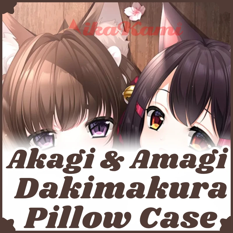 IJN Akagi Amagi Dakimakura Azur Lane Pillowcase Full Body Hugging Pillow Case Cushion Cover Home Bedding Decor Otaku Gift HMA