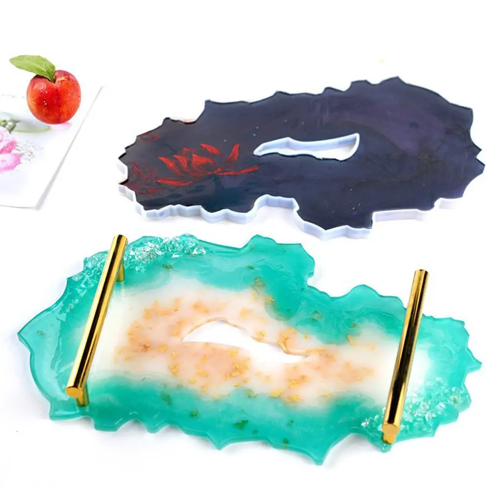 Large Silicone Tray Artist Irregular Coasters Epoxy resin material art Making Supplies Make Your Own Tray Epoxy Resin