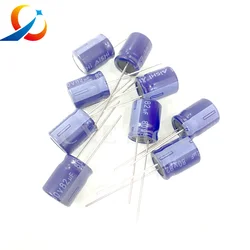 10PCS  80V82UF Volume 10X13MM Electrolytic Capacitors Long Life 82UF 80V NEW