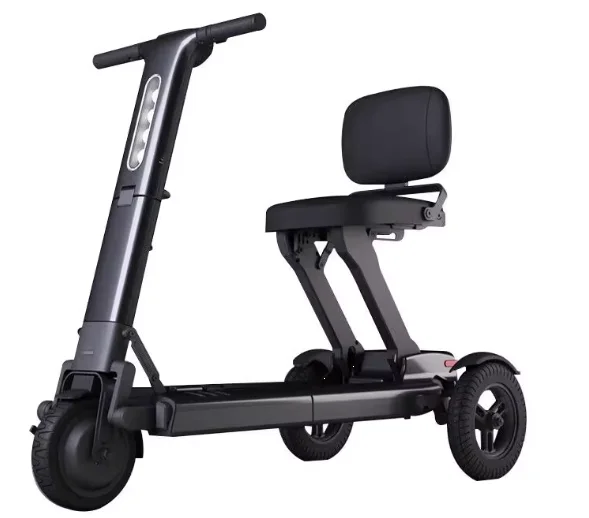 Foldable Electric Tricycle for Seniors Outdoor Travel Scooter Portable Mobility Aid