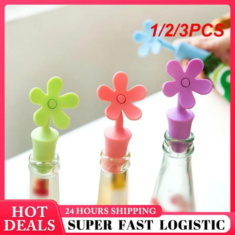 1/2/3PCS Creativity Moisture-proof Silica Gel Bottle Stopper Flexible Household Can Be Repeated Cork The Flowers Easy To Clean