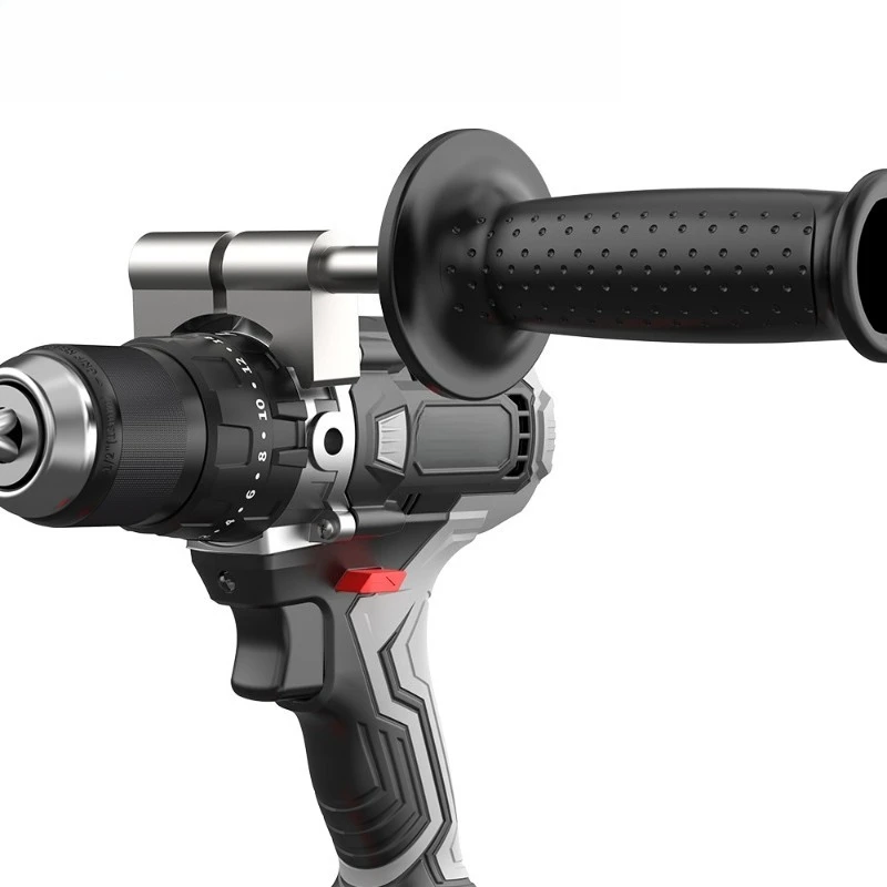 Cordless Drill Impact Tool Set 140 N/m Variable Speed 800W Battery Power Source