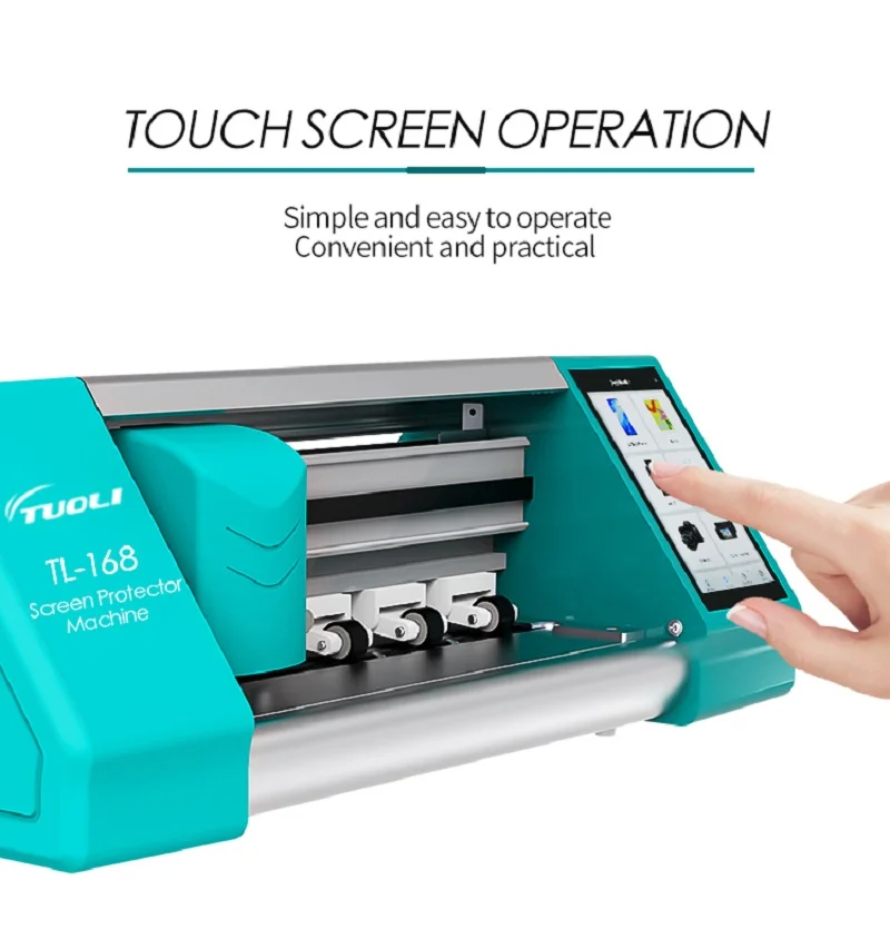 TuoLi Mobile Phone Screen Protector Cutting Machine TPU Hydrogel Film Sheet Plotter Micas Hidrogel Back Skin Cutter Machine