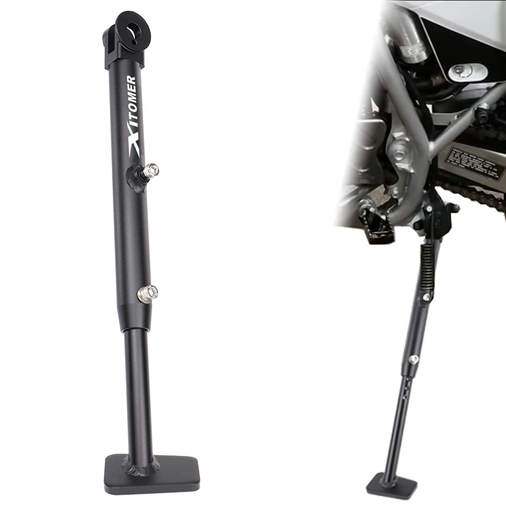 Motorcycle Adjustable Kick Side Stand Fit For Honda XR650L 1993-2025 2026 XR 650L XR650 L Kickstand Foot Support Lowering Kit