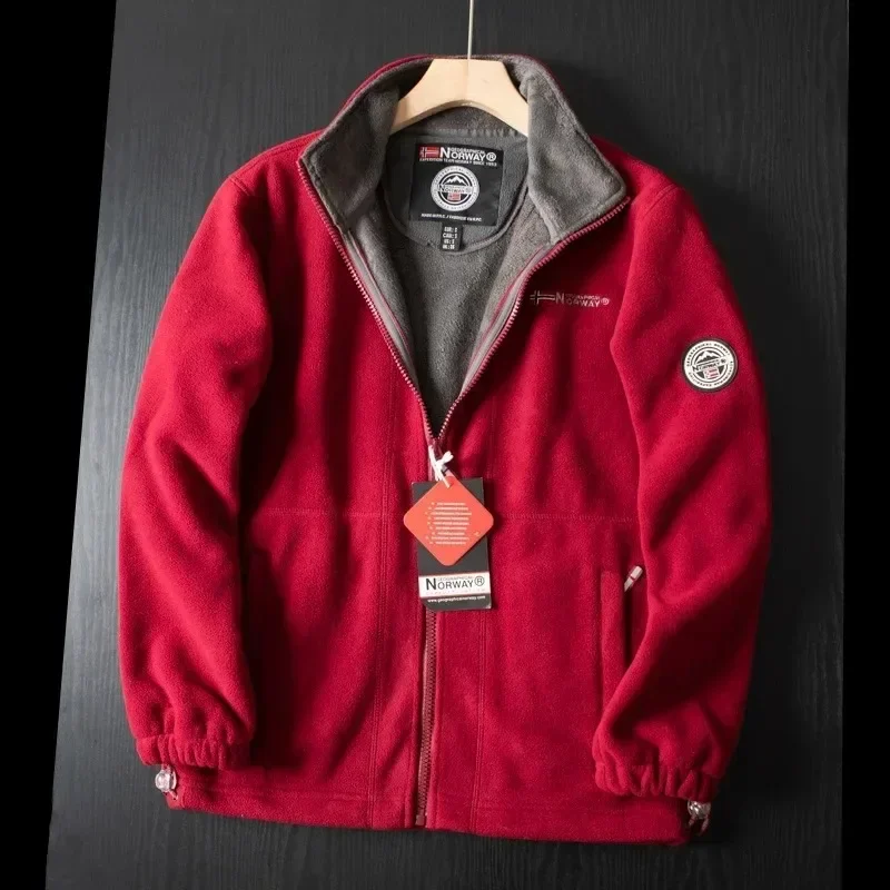 Chaqueta Acolchada de Forro Polar Cortavientos para Hombre, Abrigo Grueso Cálido Anticongelante para Otoño e Invierno, Talla Grande, Estilo Casual