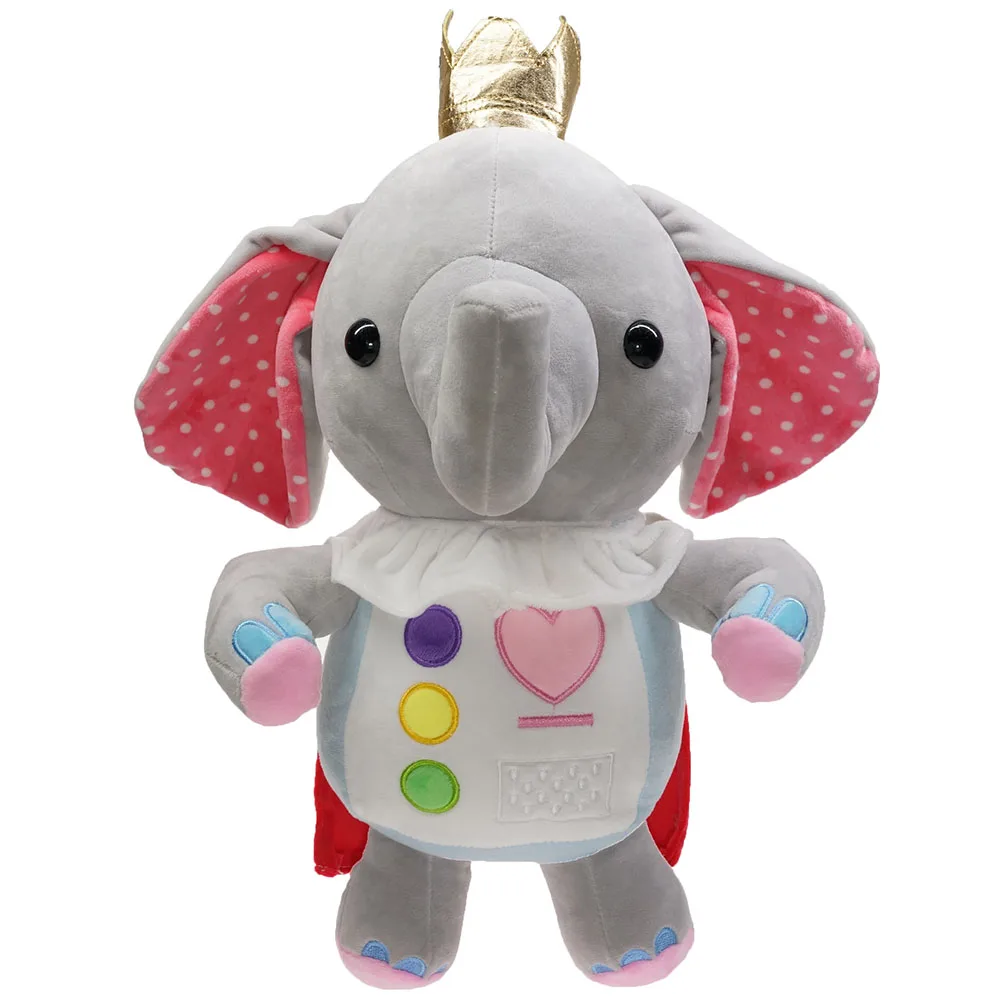 Leva dois brinquedos da boneca do luxuoso do elefante 45cm