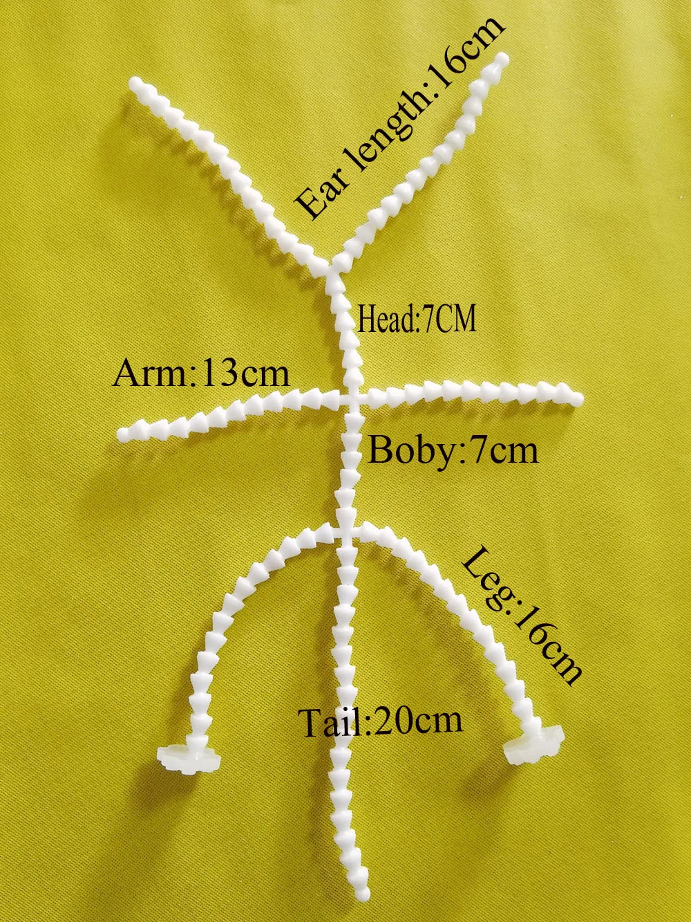 1 ชิ้น/ล็อต 5 รูปแบบตัวเลือกเพื่อนออกแบบใหม่ขาตั้ง movable skeleton joint ของเล่นตุ๊กตาวัสดุ -- ตัวเลือกสไตล์