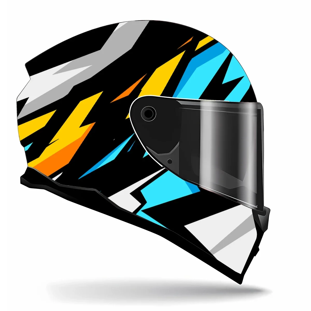 Abstract Arrows Full Helmet Wrap Sticker Motorcycle Helmet Racing Graphic Decal Vinyl Wrap Helmet Decor Sticker