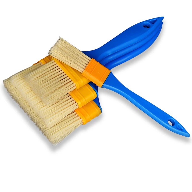 1 PCS 1-4″ Multifunctional Paint Brushes Nylon Brush Paintbrush for Wall Painting Home Cleaning Kitchen BBQ Plastic Handle Tools