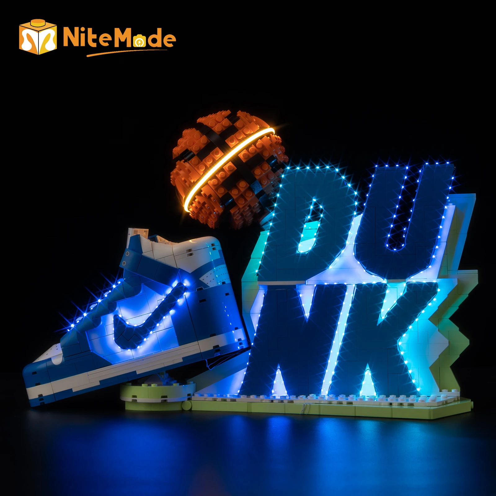 مجموعة إضاءة LED Easylite مناسبة لمجموعة Nike Dunk LEGO 43008 (بدون نموذج) #3