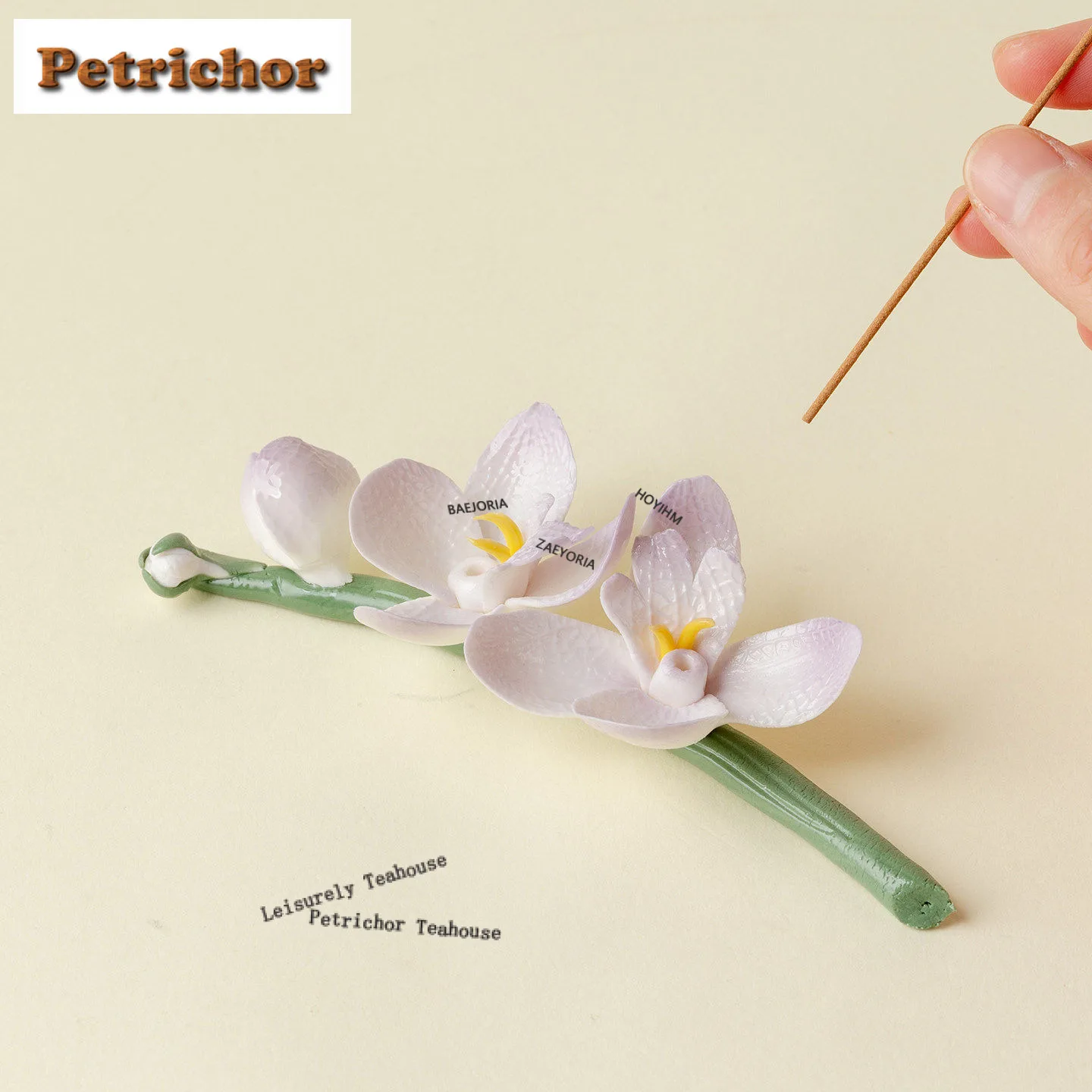 Handcrafted Magnolia Incense Holder Mist Smoking Steamers Incense Burners Aromatherapy Censer Teaware Accessories Ornaments Gift
