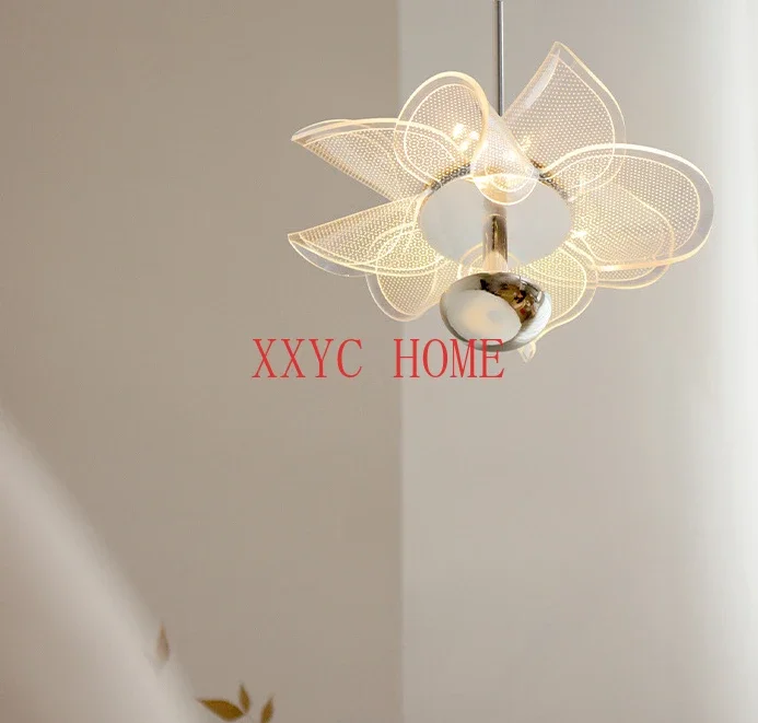 

Fanli Fanli French Bedside Small Droplight Healing Series Beautiful Restaurant Balcony Bay Window Coffee Shop Flower Chandelier