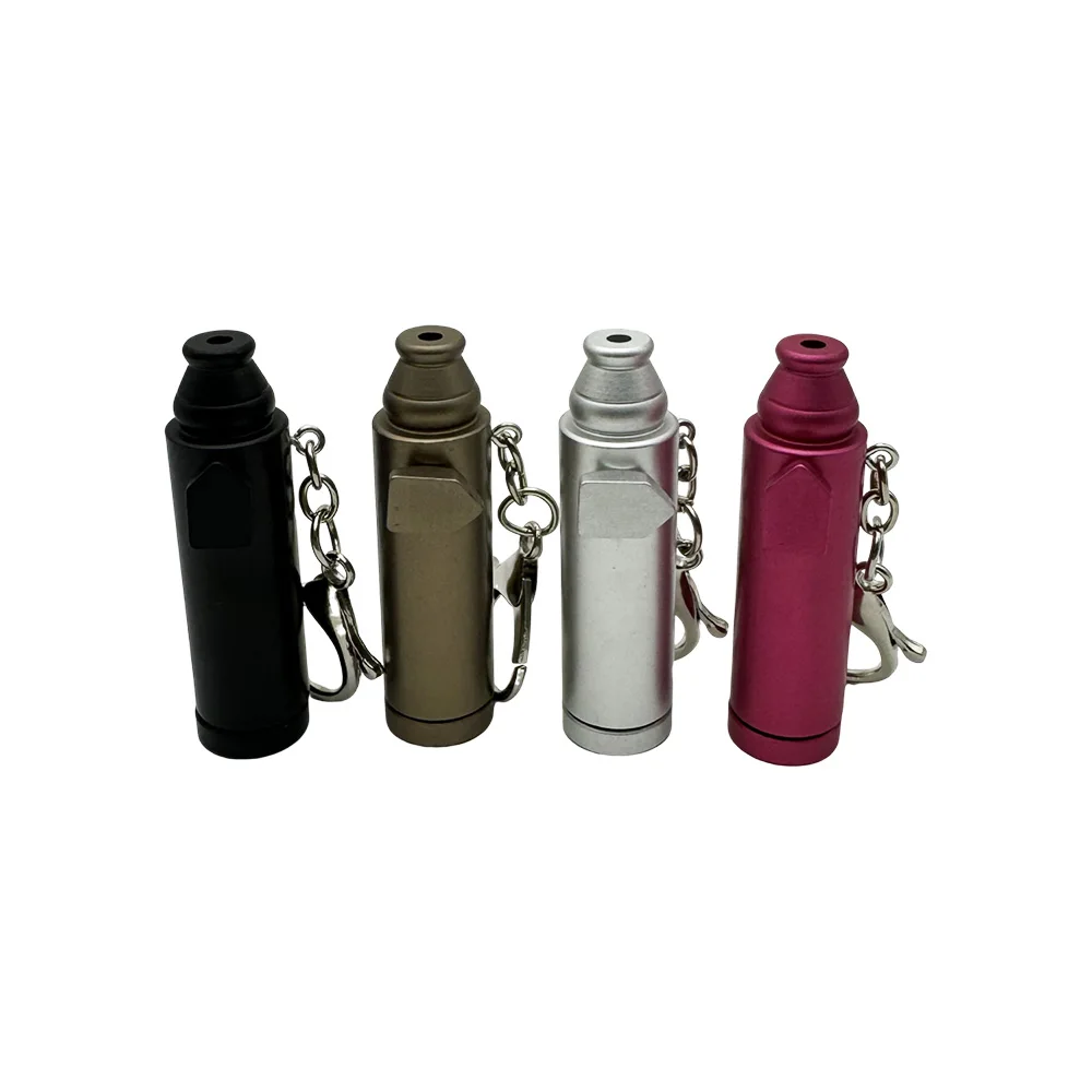 1Pcs Metal Bullet Dispenser Aluminum Alloy Portable Leak-Proof Storage Bottle for Powder Tank Accessories