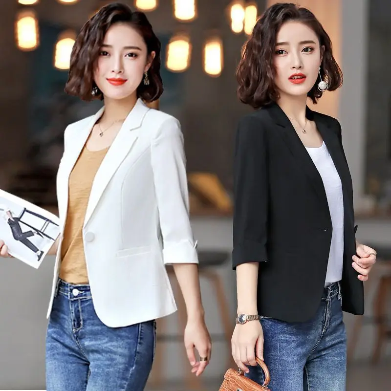 سليم صالح ort المرأة عارضة ملابس خارجية المهنية رقيقة Svel أعلى Bla Ele الخريف Faion الصين الصنع