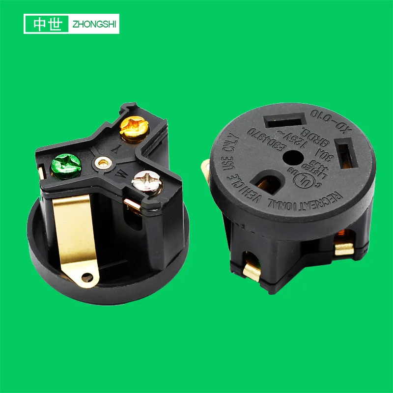 Industrial Socket 30A High Current 15VAC E304370 RV American  Socket, Suitable for Emergency Power Supply Pod  Tuya Smart
