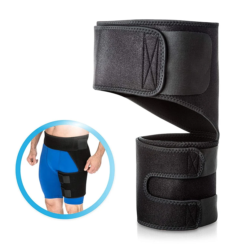 Compression Support Wrap Hip Joint Support Waist Groin Sacrum Pain Relief Strain Arthritis Protector Hip Thighs Brace Adjustable