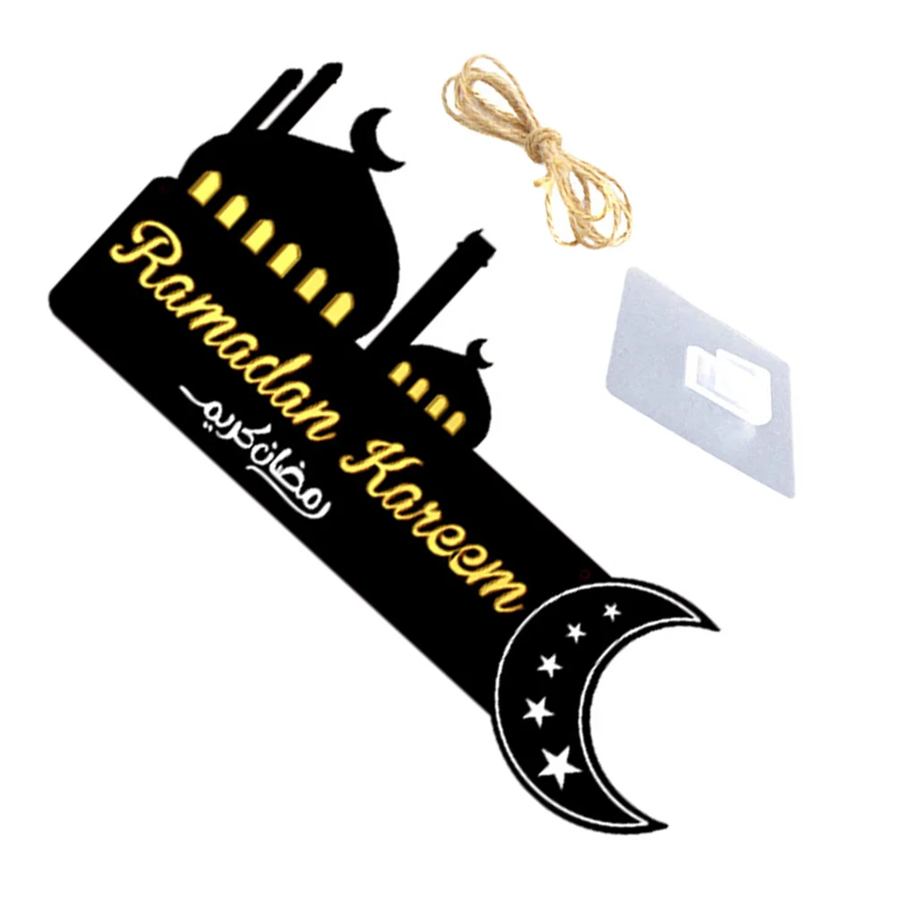 

Wooden Hanging White Gold Wall Hanging Eid Ramadan Sign Eid Ramadan Sign Party Home Decor Front Door Porch Mubarak Plaque