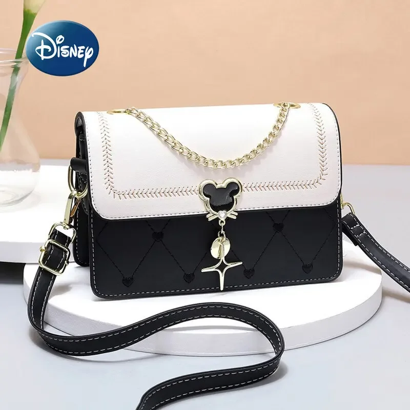 

Disney Mickey New Women's Shoulder Messenger Bag Luxury Brand Fashion Women's Handbag Cartoon Cute Women's Bag High Quality