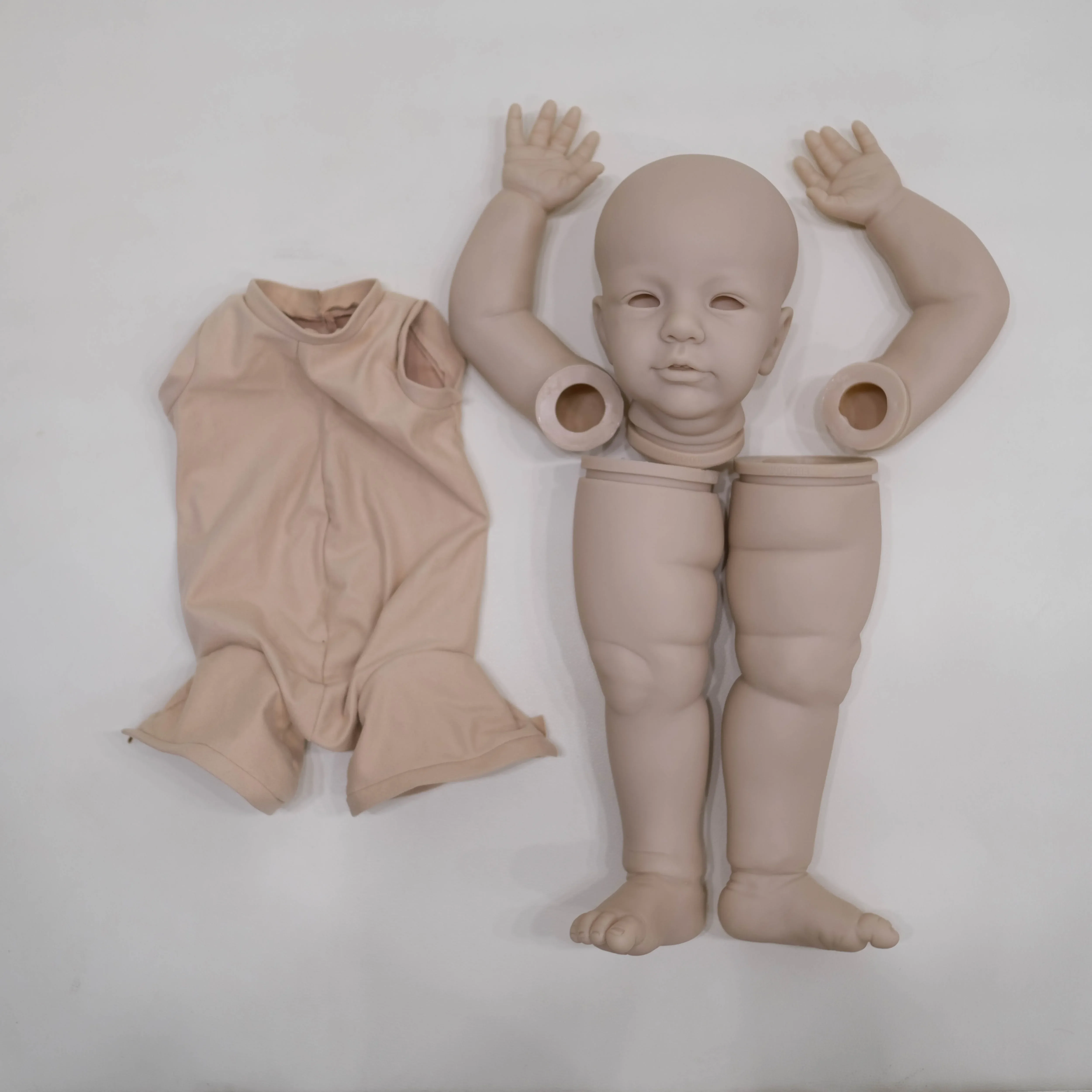 Kit de boneca reborn de 30 polegadas Vito criança cor fresca DIY toque macio