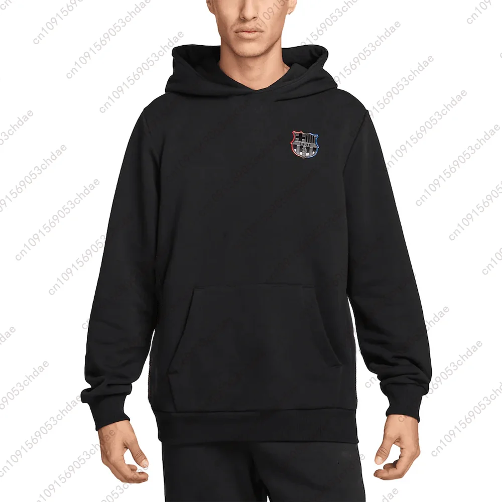 2024 fútbol deporte Barcelona rendimiento Sudadera con capucha hombres mujeres Sudadera con capucha juventud niño ropa deportiva fútbol sudadera Unisex