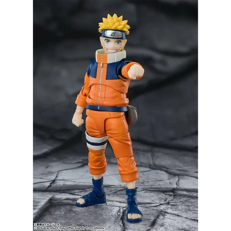 Original Bandai S.H.Figuarts Uzumaki Naruto The No.1 Most Unpredictable Ninja Uchiha Sasuke Genius Ninja Of Uchiha Action Model