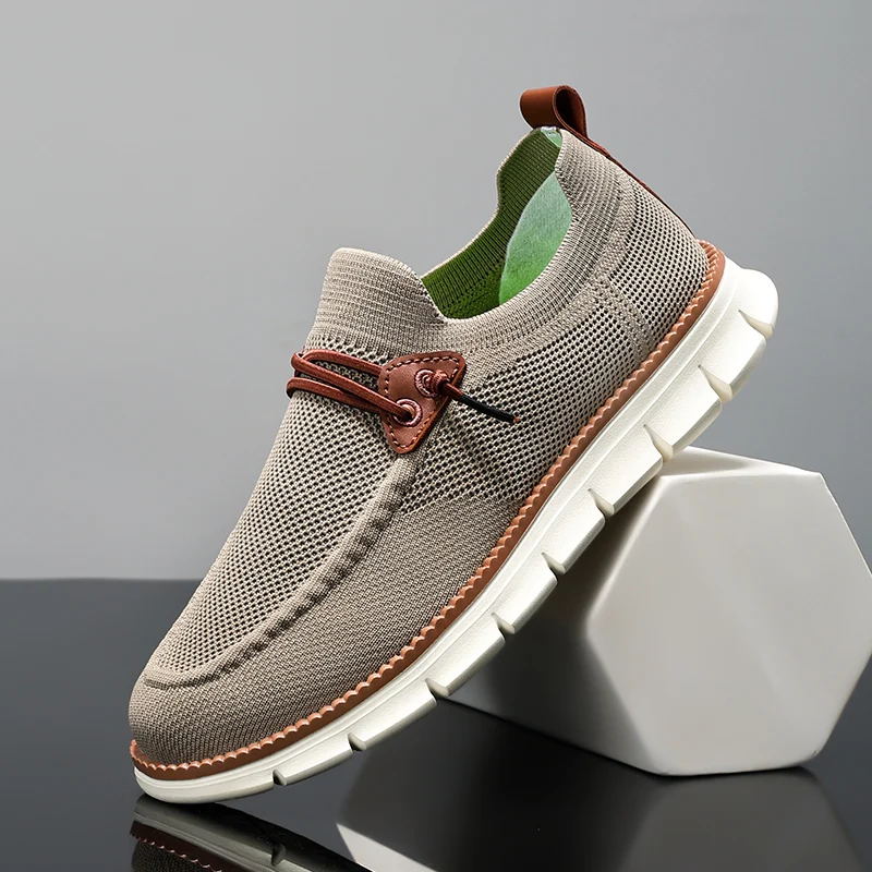 

Classic Urban Man Sneakers Summer Breathable Men's Casual Loafers Plus Size 48 Comfort Soft Walking Slip-on Shoes Men Footwear