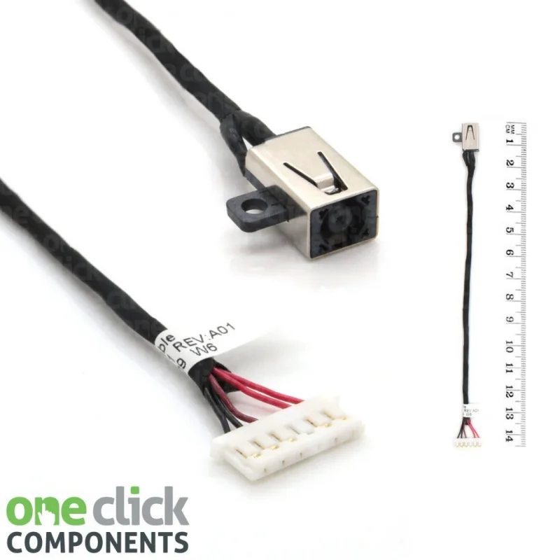 

Для Dell Inspiron 15 3558 0RYX4J: разъем питания постоянного тока, порт зарядки, кабель