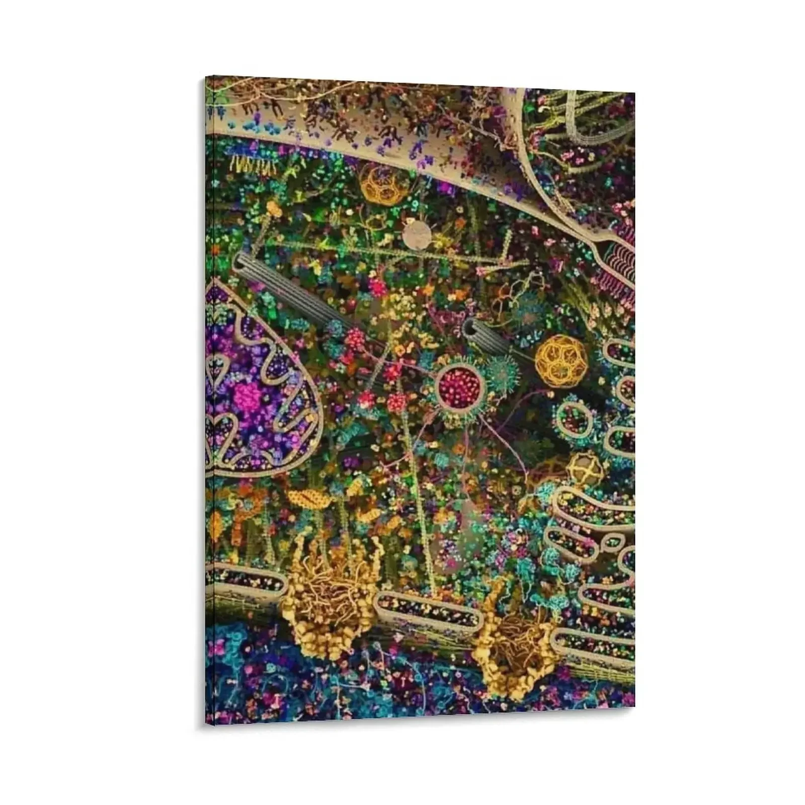 

Human Cell Detailed, Biologist/Scientist/Science Lover Canvas Painting luxury home decor Home decoration Paintings for bedroom