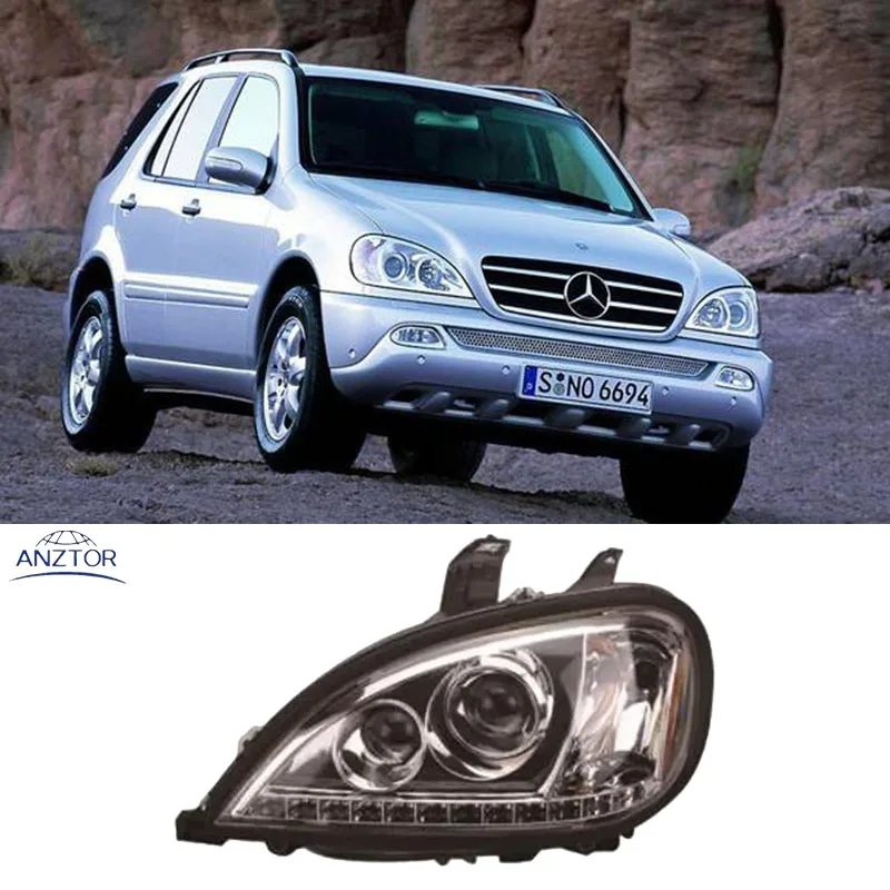 High Quality W163 Super Bright LED Headlights for Mercedes Benz M CLASS 98-05 ML 320 ML 430 ML163