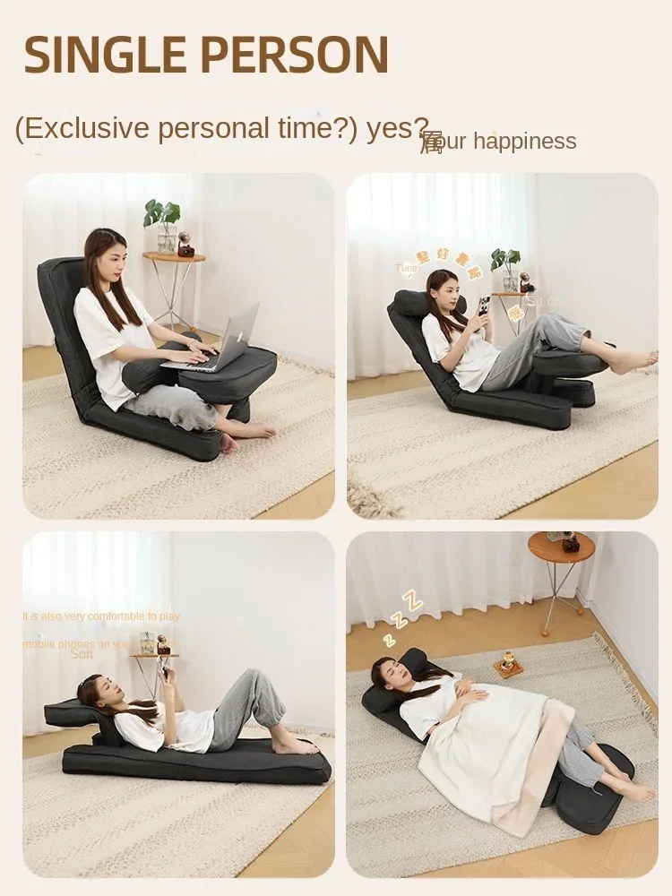 Lounger Sofa Multi-functional Tatami Chair Japanese-style Bed Chair Balcony Seat Lounge Seating Living Room Sofa Chair