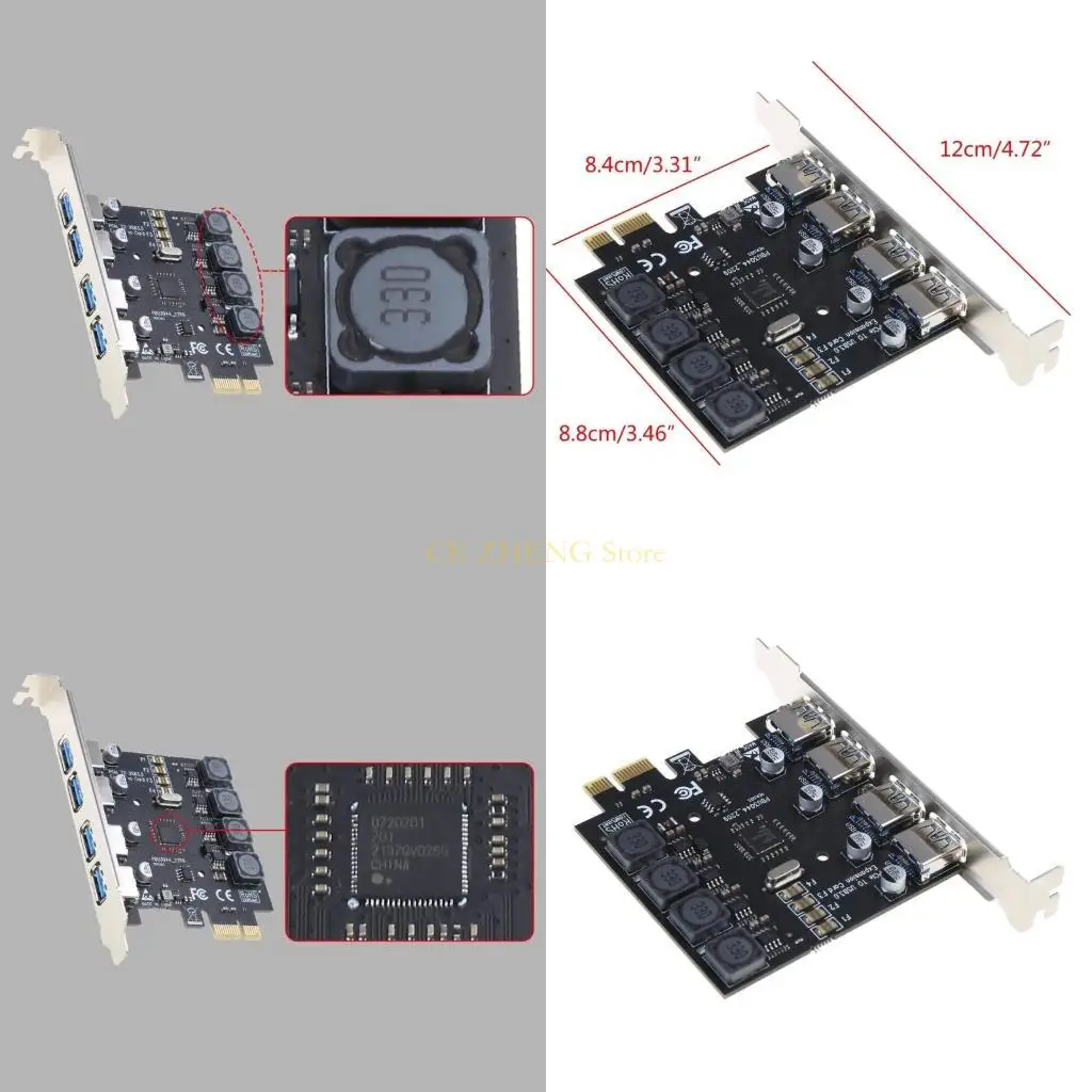E56B PCI-E To Usb P… - image
