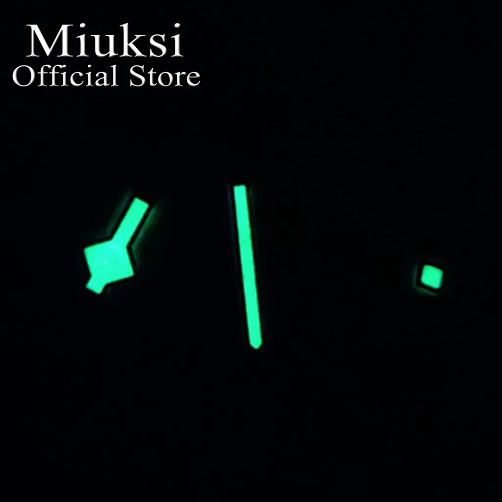 Miuksi silver rose gold yellow hands luminous hands fit NH35 NH36 ETA2824 2836 Miyota8215 8205 821A Mingzhu DG2813 3804 movement