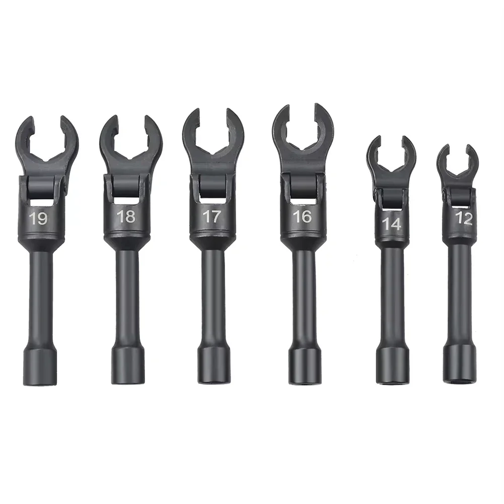 Innovative Long FlexHead Wrench Kit Designed for Diesel Injectors Features Six Essential Sockets and Handy Carrying Case