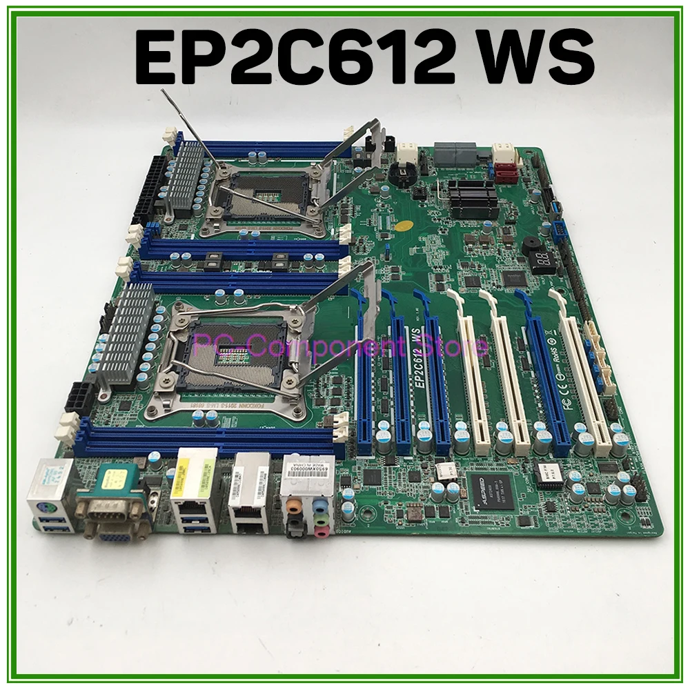 

For ASROCK Server Motherboard Dual Socket LGA 2011 R3 Support E5-2600 V3/V4 Series DDR4 EP2C612 WS