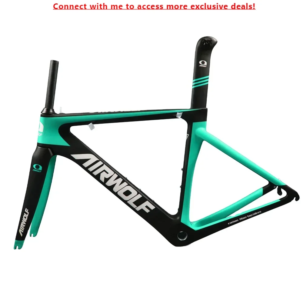 

New Style Carbon Road Bicycle Frame BSA 68mm Disc Brake Roadbike Frame V Brake Carbon Fiber Bicycle Frame