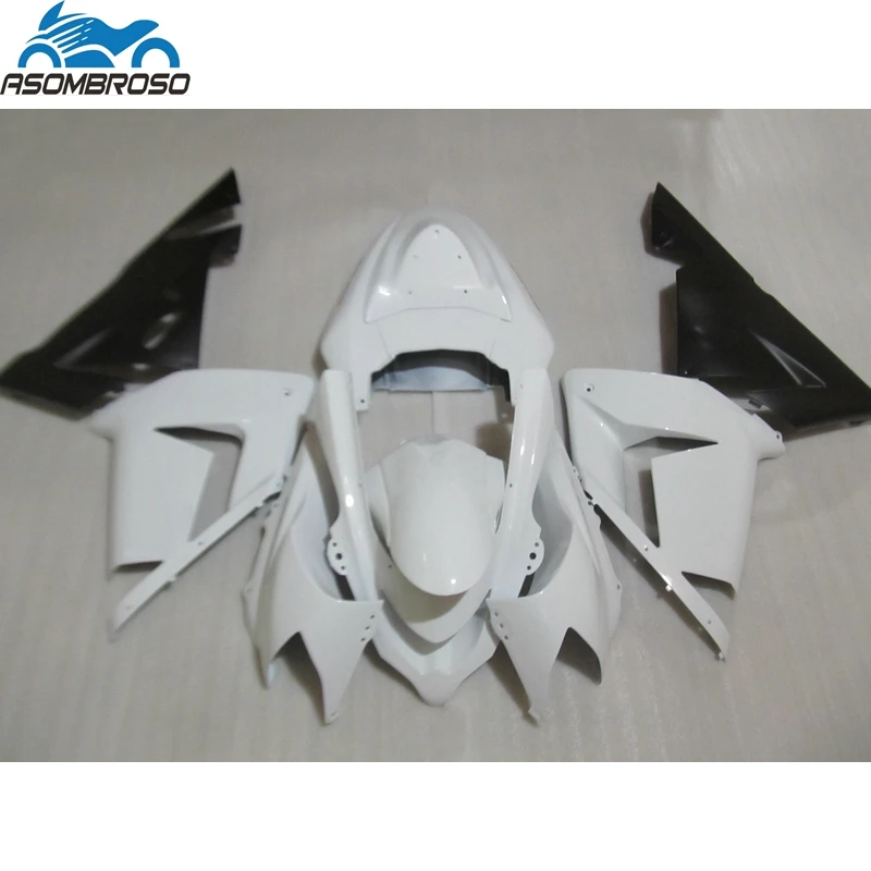 Hot Sale Motorcycle Bodyparts for Kawasaki Ninja ZX10R fairing kit 2004-2005 white black fairing set zx10r 04 05 BJ28