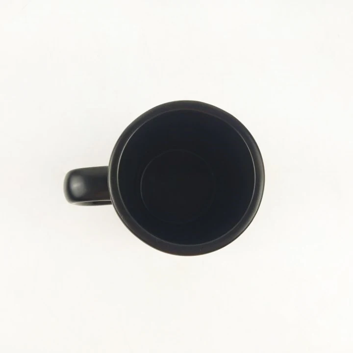 

Ceramic Coffee Mug Matte black glaze Cup lens shape special creative Camera SLR lens photography enthusiasts