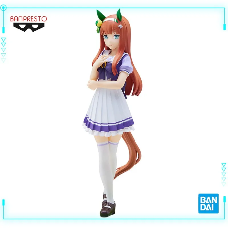 

Bandai Original Genuine Banpresto Umamusume: Pretty Derby Silence Suzuka 18 см Коллекционная модель игрушечные фигурки Kawaii аниме подарок