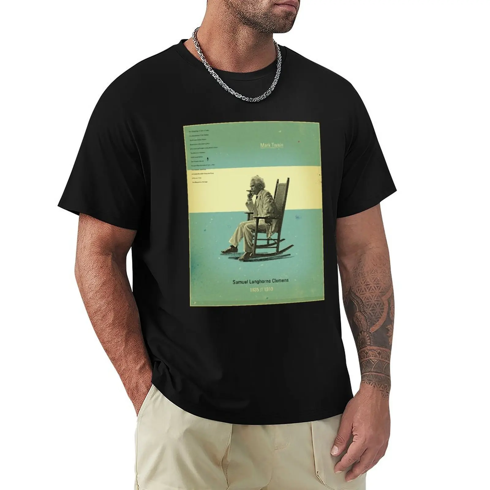 Mark Twain T-Shirt Regular Fit Plain Tee Shirt