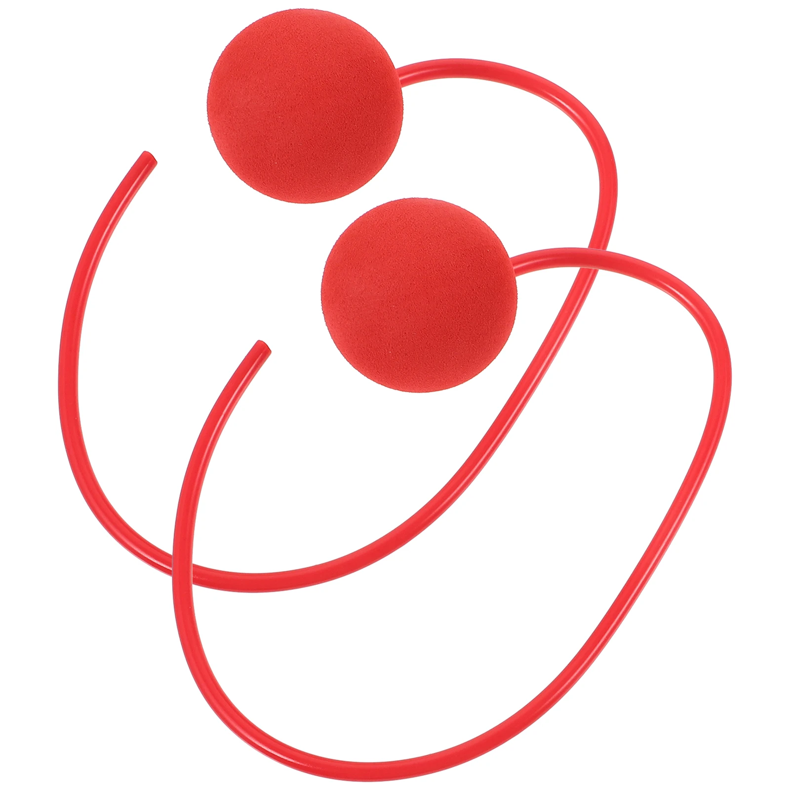 

1 Pair 5CM Red Cordless Ball Jump Rope Accessories EVA Material Fitness Equipment Arm Training Workout