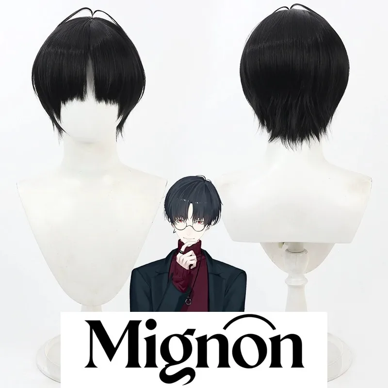 

Nijisanji VTuber Yumeo Kakeru cosplay wig black Halloween gift