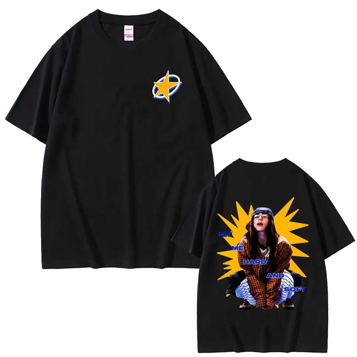 

Hit Me Hard and Soft Merch 2026 T-shirt Men Women Hip Hop Fashion Pop Music T-shirts Men's Casual Oversized T Shirts Streetwear