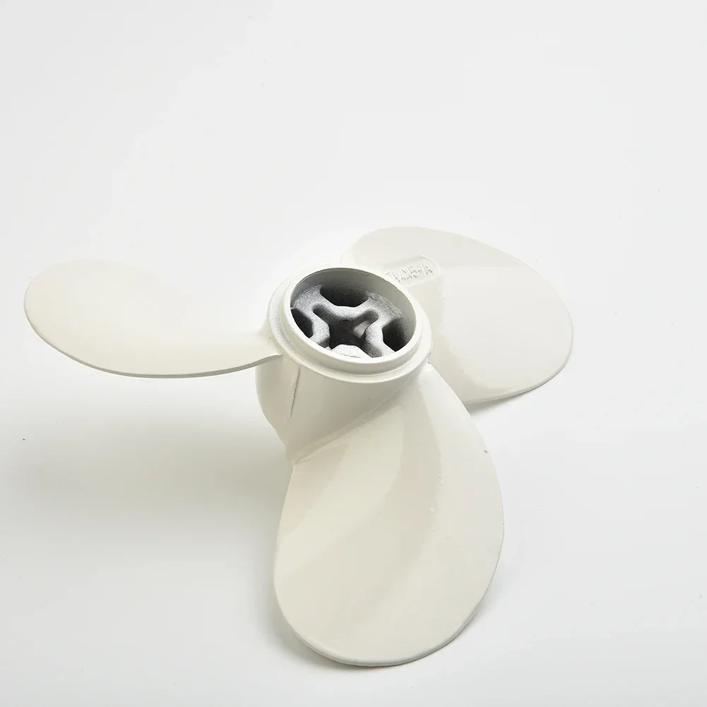 Durable Portable Useful New Practical Propeller 2HP Spare White 7 1/4X5-A Aluminum Alloy For Marine Boat Motor