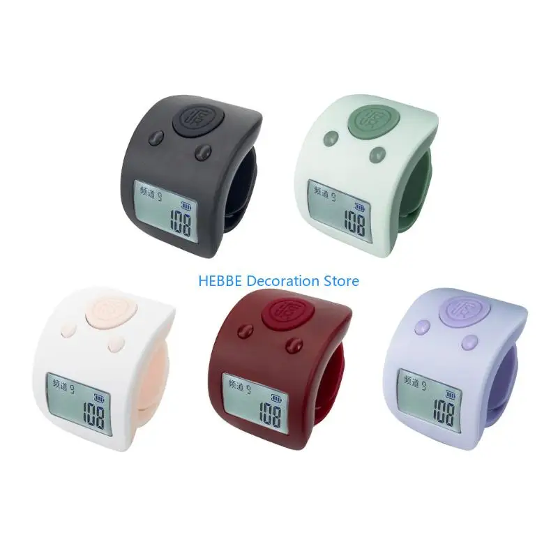 B0KC Professional Hand Power Digital Counter with 9 Separate Counters Glowing Display & Organized Carrying Case Present