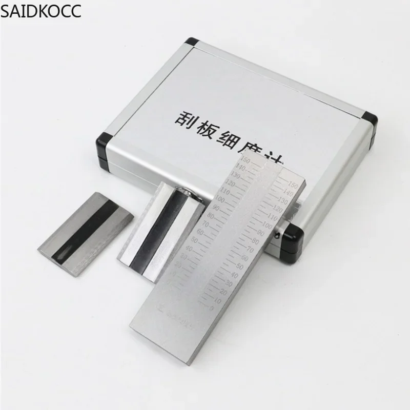 SAIDKOCC QXD Stainless Steel Scraper Fineness Meter Single/Double Slot Coating Particle Fineness Plate