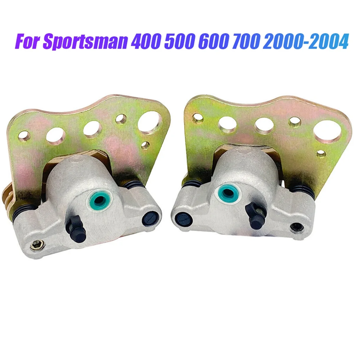 Front Brake Calipers with Pads for Polaris Sportsman 335 400 500 600 700 4X4 6X6